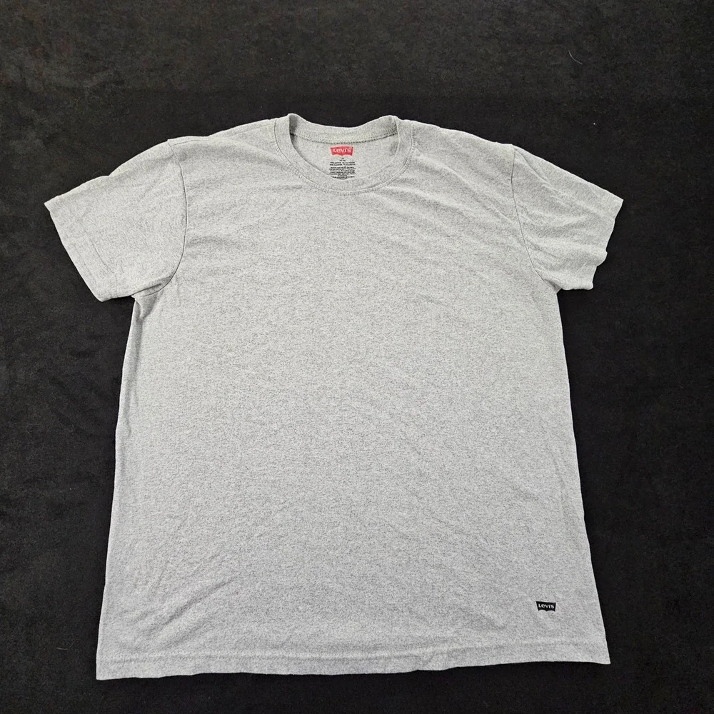 Levi's Gray Short Sleeve Cotton Blend T-Shirt Men's L